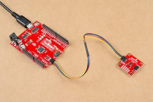 SparkFun High Precision Temperature Sensor - TMP117 (Qwiic) | Programmable temp alert limits Operating voltage 1.8V-5.5V 16-bit resolution NIST traceability Maximum range -55°C to 150°C