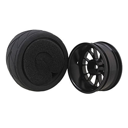 Y Shape Wheel Rim&Tires Replacement for HSP 1:10 On-Road RC Flat Racing Car 20106 Pack of 4
