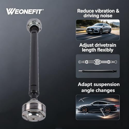 Front Complete Drive Shaft Assembly Replacement for 2018-2020 Ford F-150 5.0L 4WD, Replace OE# JL34-4A376-FA JL344A376FA - size: JL344A376FA