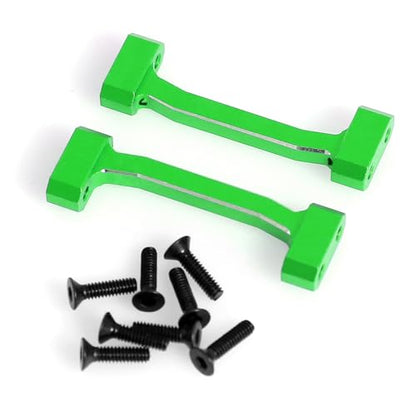 Aluminum Shock Absorber Bracket Reinforcement Seat RC Upgraded Parts for LOSI 1/18 Mini LMT 4X4 Brushed Monster Truck RTR-LOS01026 RC Car (Green) - color: Green