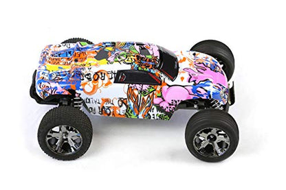 SummitLink Compatible Custom Body Graffiti Pink Pig Style Replacement for 1/10 Scale RC Car or Truck (Truck not Included) R-PIG-01