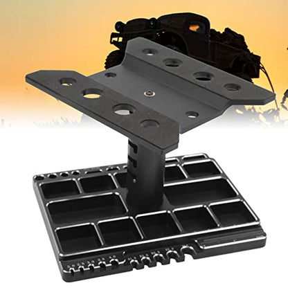 SUNGOOYUE RC Car Work Stand, Aluminum Alloy 360 Degree Rotatable Lockable Regulable Height RC Car Repair Workstation Vehicle Scale Accessories Vehicle Bodies & Scale Acce