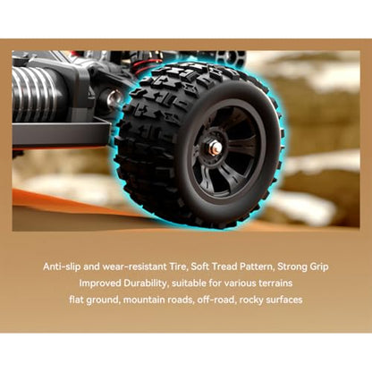 SG118MAX 1/18 Remote Control Off-Road Car, 2.4G Full-Proportional Brushless 4WD 60KM/H High-Speed RC Climbing Car Mini Electric RC Buggy Rock Crawler Model Toy Gift -RTR - style: SG118MAX 1/18, Brushless Version