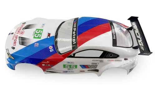 1/10 Scale RC Drift Racing Touring On Road Car Painted Body Shell, Spoiler Included, Pre-Cut, 258mm Wheelbase (BMW BMW M3 GT2 Style) - color: Bmw M3 Gt2 Style
