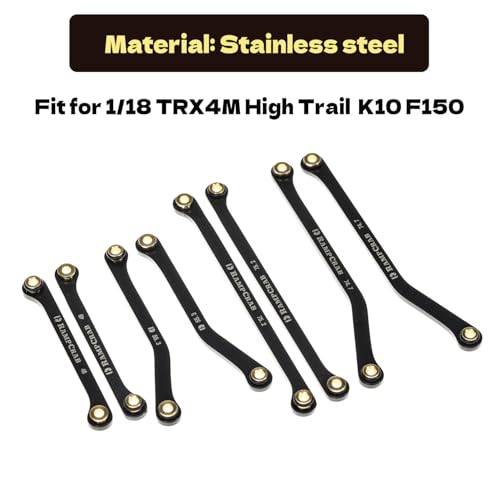 High Clearance Links Set for TRX4M High Trail K10 F150, Stainless Steel Links Set, 44g/Set - size: for K10 F150