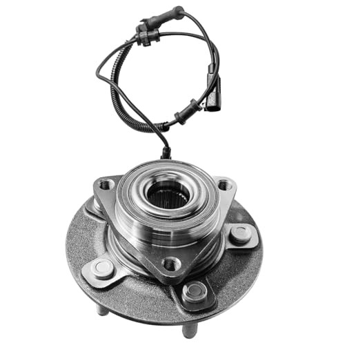 Detroit Axle - 4WD Front CV Axle Kit 2012-2018 Ram 1500 | 2013 2014 2015 2016 2017 CV Axle Wheel Bearing Hub Assembly Replacement - size: 2WX34496/Pair