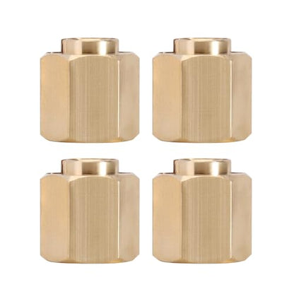 INJORA Brass Wheel Hex Hub 7mm Extenders Adaptor for TRX4M Redcat Ascent18