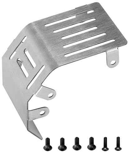45# Steel Front Rear Chassis Armor Skid Plate Protecter Guard Upgrades Part for L0si 1/4 Promoto MX Motorcycle RTR FXR (LOS06000)(LOS06002),Front Chassis & Rear Chassis Hop Ups,Silver