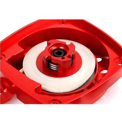 CNC Metal Easy Start Pull Starter (Red) | for 1/5 HPI ROFUN ROVAN KM BAJA Losi 5ive T FG Zenoah CY 32CC 36CC Engine Rc Car Parts - color: Red