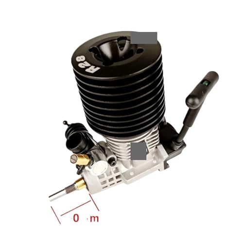 High Performance Methanol Vehicle Nitro Engine Compatible For RC Car 1/8 Buggy Compatible For Monster Truggy FC 28 Engine 4.58CC Pull Starter Engine Carburetor Parts