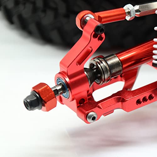 Alloy Rear Stub Axle Carriers for Slash 2wd Upgrades Rustler Bandit Stampede Parts of 3752(Pair),red - style: Rear Stub Axle-Red