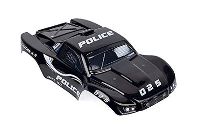 SummitLink Compatible Custom Body Police Style Replacement for 1/10 Scale RC Car or Truck (Truck not Included) SS-PO-02