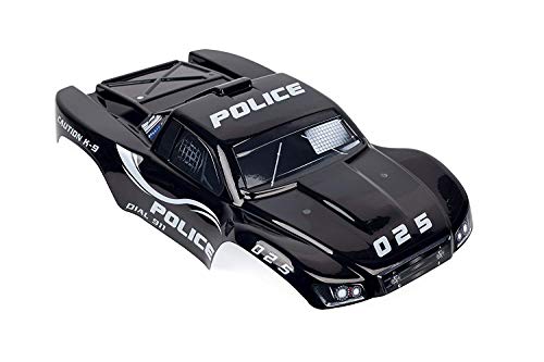 SummitLink Compatible Custom Body Police Style Replacement for 1/10 Scale RC Car or Truck (Truck not Included) SS-PO-02