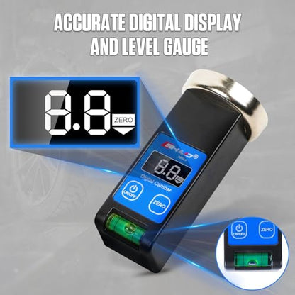 Universal Camber Gauge Digital Wheel Alignment Tool | BELEY Caster Camber Gauge Magnetic LCD for Car Truck RV SUV Wheel Alignmen