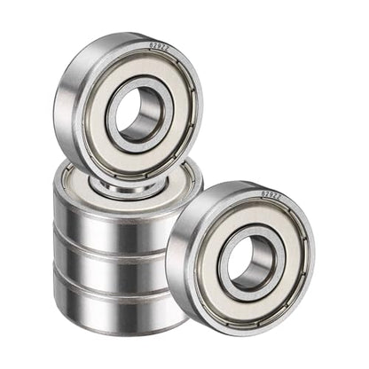 uxcell 5 Pack 629ZZ Deep Groove Ball Bearings, 9x27x8mm Chrome Steel Double Shield Bearing for Electric Motor, Home Appliances, Garden Machinery, (ABEC5) - size: 629ZZ