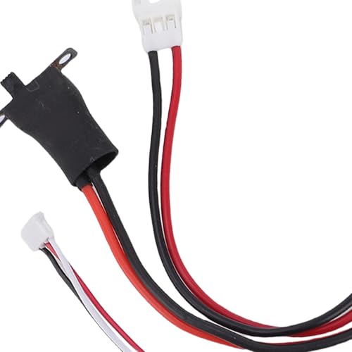 Mini RC Brushed ESC 30A, Wireless Motor Speed Controller with Brake for 2S Lipo Ni - MH Battery, Compatible with N20 N130 N180 Motors, Fit 1/18 1/24 1/32 Scale RC Cars