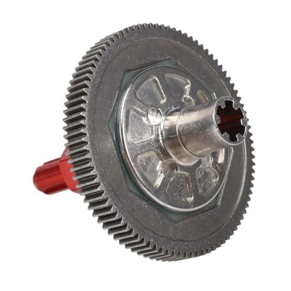 COMODO 91T Spur Gear Slipper Clutch Assembly with 17T 19T 21T Pinion Gears for 1/10 Scale 4x4 RC Cars Compatible with Vorteks-Style Models