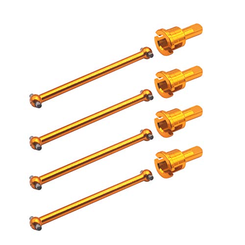 4Pack Vgoohobby Aluminum Differential Diff Cup Outdrives Joint & Drive Joint Dogbone Compatible with Wltoys RC A959 A969 A979 K929 1/18 WLtoys RC Car Upgrade Parts