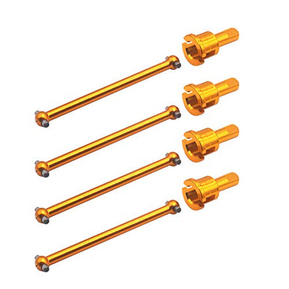 4Pack Vgoohobby Aluminum Differential Diff Cup Outdrives Joint & Drive Joint Dogbone Compatible with Wltoys RC A959 A969 A979 K929 1/18 WLtoys RC Car Upgrade Parts