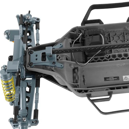 RC Aluminum Chassis Brace Upgrades Part for 1/10 Slash 4WD LCG,Slash 4x4 LCG VXL,Rustler 4wd,Rustler 4x4 VXL,Chassis Brace Heavy Duty Hops up,Titanium - color: Titanium - (Upgrades)