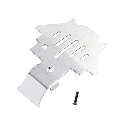 INJORA Chassis Armor Axle Protector Skid Plate for 1/10 RC Crawler TRX-4,Stainless Steel