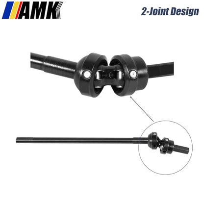 AMK 2-Joint 1/10 Capra Drive Shaft Offset Portal Axle Constant Velocity Driveshift UTB10 CVD Stub Shaft for RC Crawler Axial 1.9 Capra F9 Upgrades