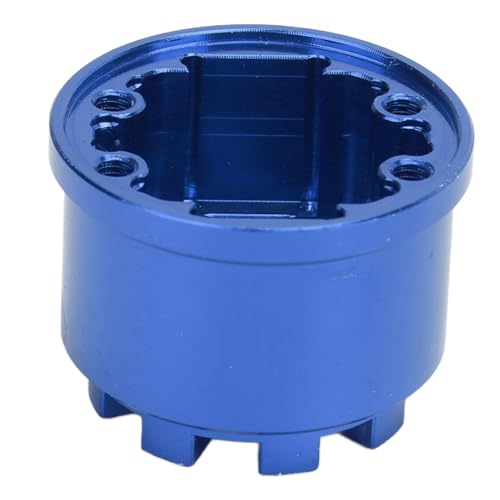 Differential Carrier, Improved Handling with Precise Locking, Aluminum RC Car Parts Housing Case for 1/10 Scale Vehicle Replacement, RC Enthusiasts, Racing and Off-Road Use - color: Blue