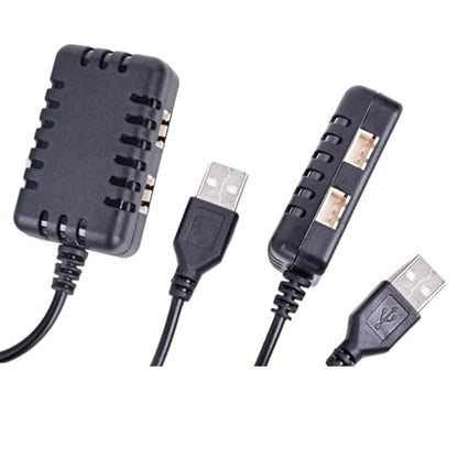 7.4V Li-ion/Lipo Battery Charger 2-in-1 USB Balance Smart Charger with XH-3P Plug 1A for 2S Batteries RC Cars Drone Boat Airplane Helicopter Truck Quadcopter Airsoft SCX24 SCX10