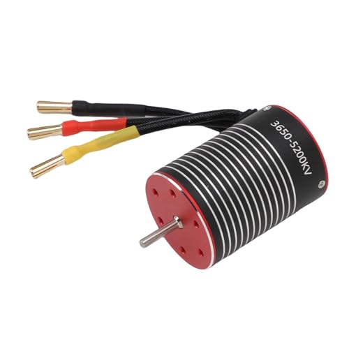 60A Brushless ESC 5.8V3A BEC Optimized Performance for HPI RC Car Brushless Motor and ESC Combo Set (5200kv) - size: 5200kv