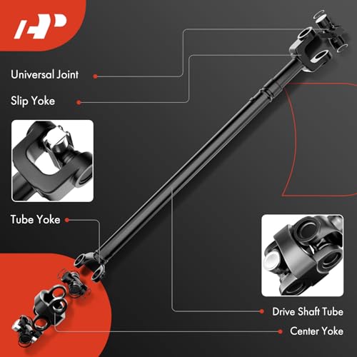 A-Premium Rear Drive Shaft Driveshaft Assembly Complete Prop Shaft | Compatible with Chevrolet Colorado & GMC Canyon 2004-2012, RWD, Replace# 15126587, 15173138, Eliminates Drivetrain Vibration - size: Rear, style: RWD