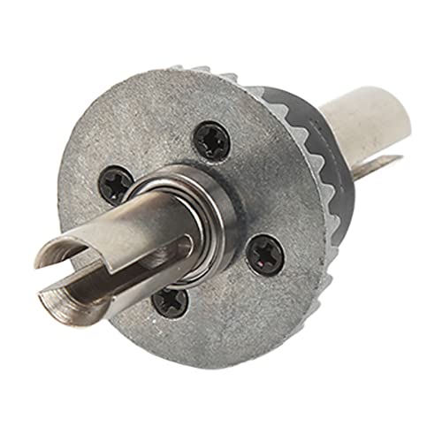 SUNGOOYUE RC Car Front and Rear Differential Set, Stainless Steel Metal Front Rear Differential Gear Spare Parts for 12428 12427 Remote Control Car