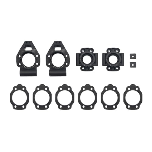 Nylon Rear Hub Carrier Kit Black for 1/5 HPI ROVAN Baja KM 5T 5B 5SC ROFUN BAHA RC CAR Toys Parts