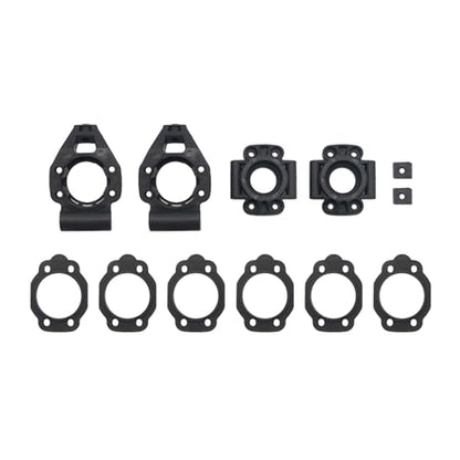 Nylon Rear Hub Carrier Kit Black for 1/5 HPI ROVAN Baja KM 5T 5B 5SC ROFUN BAHA RC CAR Toys Parts