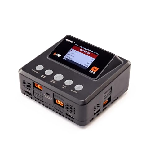 Spektrum S450 G2 AC/DC Smart Charger 4x50W Battery Charger, SPMXC3040