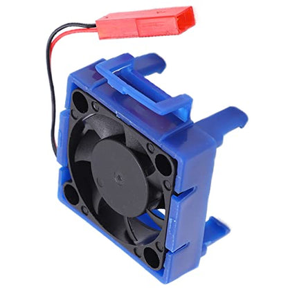 Aramox RC Motor Cooling Fan Plastic ESC Cooling Fan 5 to 7.4V 30 X 30mm for Remote Control Car VXL 3S Slash Bandit with Compact Heatsink Style Design