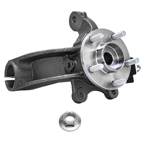 Detroit Axle - Front Left Steering Knuckle & Wheel Hub Bearing CV Axle | Replacement for 2010-2013 Ford Transit Connect 2.0L - size: 2UX47838/Pair