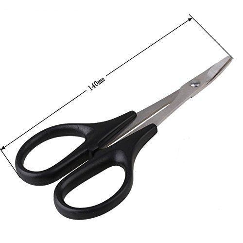 ShareGoo Universal 0-14mm RC Reamer Hole Puncher with Sleeve & Curved Scissors Tool Drills Set for RC Body Shell RC Car Truck Tank Drone (Blue)