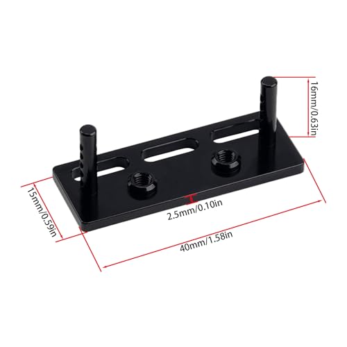 Aluminum Alloy RC Invisible Body Post Magnetic Body Mount Suitable for 1/24 Axial SCX24 Upgrade Accessories