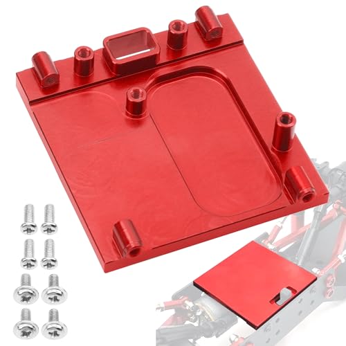 Metal Motor Mount Holder Bracket Fixed Seat Compatible with 2024 New MN99S MN98 V2 Version 1/12 RC Car (Red) - color: Red