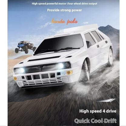 LD2803 1/28 RC Drift Car, Full Proportional 4WD Remote Control Racing Vehicle, High Speed Electric Car for Adults, Mini Hobby Grade Model Gift (White) - color: White (Ld2803)