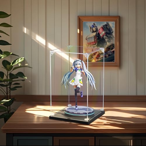 3MM Clear Acrylic Display Case, Self-Assemble Showcase for Collectibles, Action Figures, Dolls- Alternative Glass Box for Commemorative Gifts (12*12*18inch,30*30*45cm) - size: 12x12x18inch,30x30x45cm