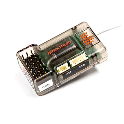 Spektrum SR6110AT 6-Channel AVC Telemetry Surface Receiver, SPMSR6110AT, Green