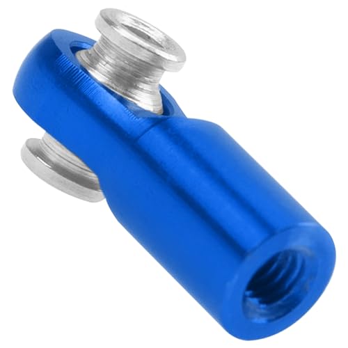 10Pcs ShareGoo M4 Ball Joint,M4 Tie Rod End 4mm Thread 4.0xL22mm Ball Head Holder Link Compatible with Arrma kraton Senton Axial SCX10 Traxxas 1/10 RC Car (Blue) - color: Blue
