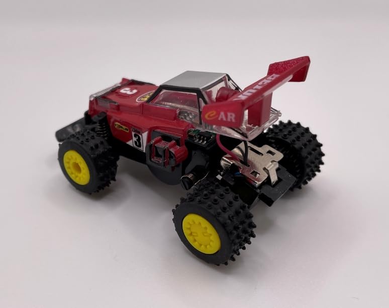 Mini RC Buggy Off-Road 1:64 Scale Upgraded 2.4G 5-Channel 7CM RC Radio Wireless Remote Control Car Coke Can Micro Racing Pocket Portable Truck for Multi-Users (Red) - color: Red-buggy