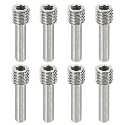 MECCANIXITY 8 Pack Driveshaft Screw Pins, M4x14x4mm Universal Stainless Steel Drive Shaft Screw Pins, RC Car Repair Parts for Electric Car/Truck Replacement - size: M4x14x4mm