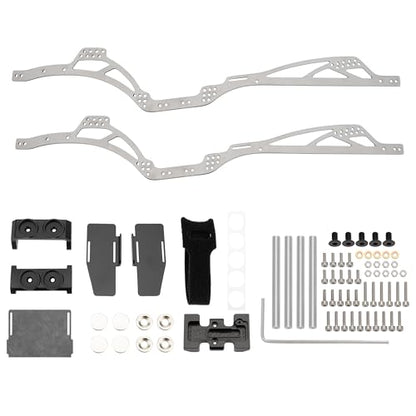 MEUS RACING SCX24 LCG Chassis TC4 Titanium Frame for Axial SCX24 1/24 RC Crawler Upgrades (Dead90) - color: Dead90