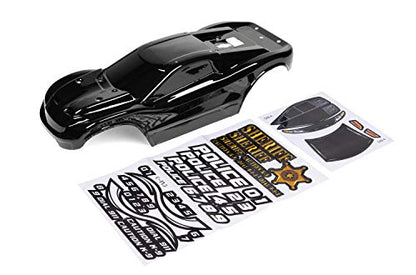 SummitLink Custom Body Compatible for Rustler 4X4, Rustler BL-2S, Rustler 4x4 Ultimate 1/10 Scale RC Car or Truck(Truck not Included)-1 (Muddy Orange Over Black Style)