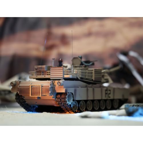 Toucan RC Hobby US in Stock Henglong 1/16 Tk7.0 Remote Control Tank M1A2 Abrams 3918 RTR Rc Model Plastic Tracks BB Airsoft that Shooting BB Bullets