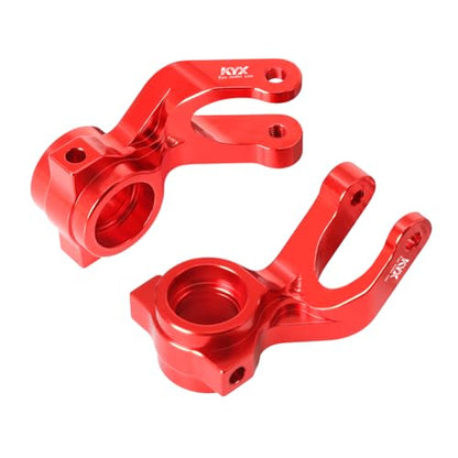 KYX Racing Aluminum Front Steering Knuckle Set Upgrades Parts Accessories for 1/10 RC Car ARRMA Fury Mega