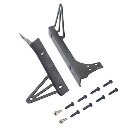 Vgoohobby RC Light Bar Roof Lamp Kit 48 Double Row Lights Compatible with Traxxas Slash Rustler Trx4 Axial SCX10 Tamiya D90 Gen8 1/10 RC Crawler (Wrangler Bracket)